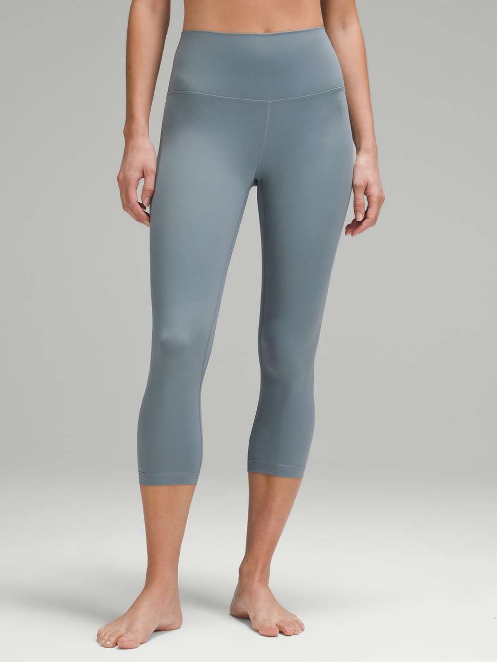 Lululemon Align High-Rise Crop 23" in Belgian Blue Grey Size 8 Legging Tight
